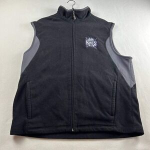 Vintage Ping Collection NBA‎ Sacramento Kings Embroidered Logo Full Zip Vest L